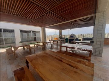 PUNTA ROCA SABANILLA PUERTO COLOMBIA VENTA APTO AMOBLADO 91 M2