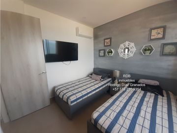 PUNTA ROCA SABANILLA PUERTO COLOMBIA VENTA APTO AMOBLADO 91 M2