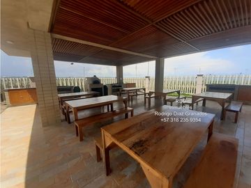 PUNTA ROCA SABANILLA PUERTO COLOMBIA VENTA APTO AMOBLADO 91 M2
