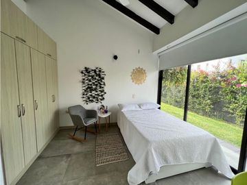 Casa campestre más lote en venta en condominio Rozo Valle Colombia