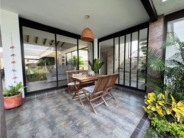 Casa campestre más lote en venta en condominio Rozo Valle Colombia