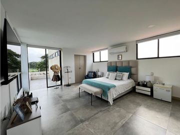 Casa campestre más lote en venta en condominio Rozo Valle Colombia
