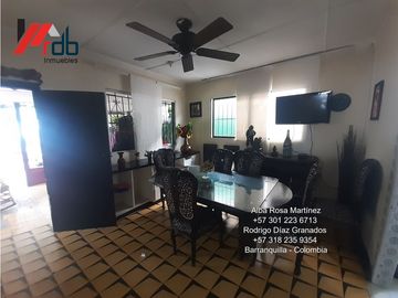 RECREO DELICIAS BARRANQUILLA VENTA CASA MAS APTO 213 M2