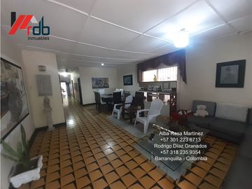 RECREO DELICIAS BARRANQUILLA VENTA CASA MAS APTO 213 M2
