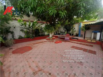 RECREO DELICIAS BARRANQUILLA VENTA CASA MAS APTO 213 M2