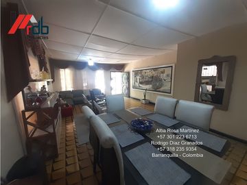 RECREO DELICIAS BARRANQUILLA VENTA CASA MAS APTO 213 M2