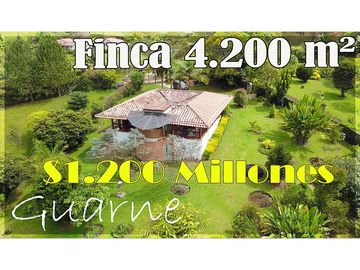 Finca Con Casa Tradicional En Venta Guarne Antioquia