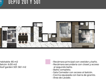 DEPARTAMENTO EN VENTA CUAUHTEMOC, ÚLTIMOS DISPONIBLES!!
