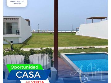 VENTA CASA DE PLAYA AMOBLADA  CONDOMINIO PANORAMA ASIA