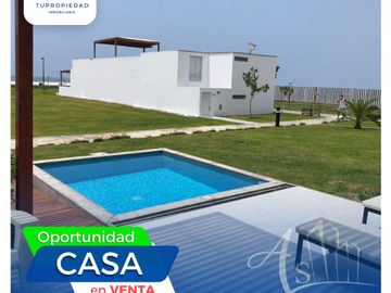 VENTA CASA DE PLAYA AMOBLADA  CONDOMINIO PANORAMA ASIA