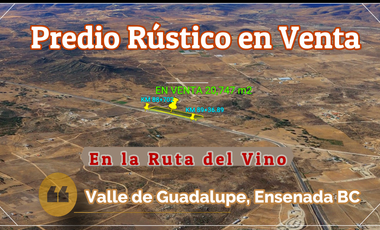 Terreno en la Ruta del Vino, Ensenada BC