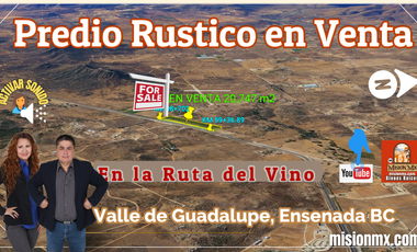 Terreno en la Ruta del Vino, Ensenada BC