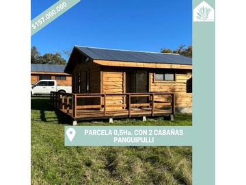 Parcela con Cabañas Panguipulli - Rio Sur Corretajes
