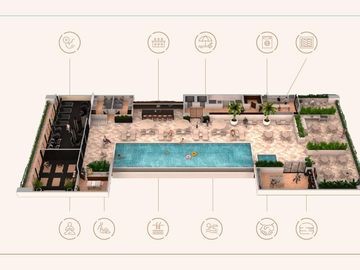 Venta departamentos en STUDIO 34, Playa del Carmen Quintana Roo