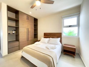 DEPARTAMENTO EN VENTA DE 2 HABITACIONES EN AKUMAL QROO. LB 180