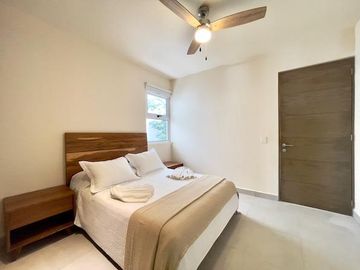 DEPARTAMENTO EN VENTA DE 2 HABITACIONES EN AKUMAL QROO. LB 180