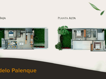 Residencial Puerta de Piedra Dzitya - modelo Palenque