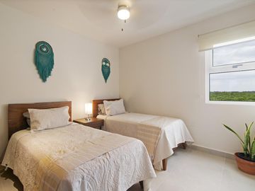 DEPARTAMENTO EN VENTA DE 2 HABITACIONES EN AKUMAL QROO. LB 182