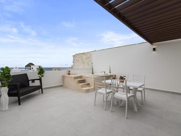 DEPARTAMENTO EN VENTA DE 2 HABITACIONES EN AKUMAL QROO. LB 182