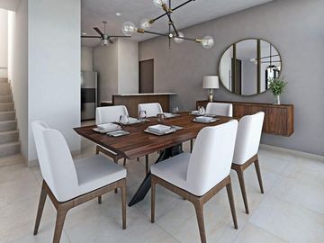Casa de 3 recámaras dentro de privada con amenidades en venta en Conkal, Norte de Mérida