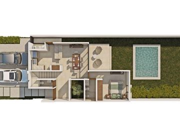 Casa de 3 recámaras dentro de privada con amenidades en venta en Conkal, Norte de Mérida