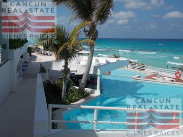 Departamento en Venta, Frente al Mar, Zona Hotelera, Cancún.