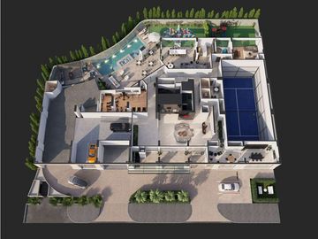 VENTA APARTAMENTO EN SANTA MARIA 415M2 4 RECAMARAS ESTRENAR  LUNA