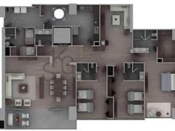 Renta Departamento en Be Grand Lomas Interlomas