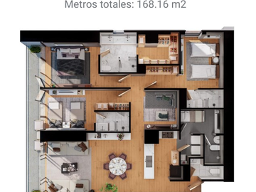 Departamento en venta en Santa Fe en Ciudad de México