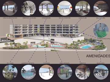 Condo frente al mar  en Rosarito