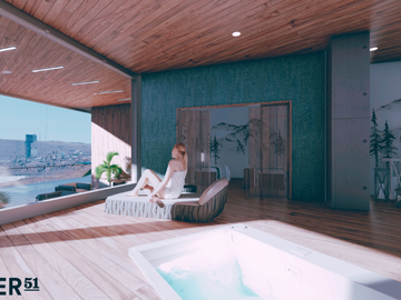 Condo frente al mar  en Rosarito