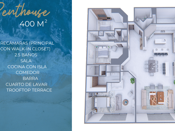 OCEAN FRONT PENTHOUSE  AT COSTA BELLA