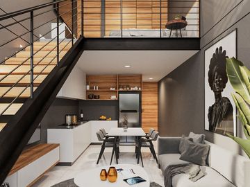 Departamento en Venta en Mérida, Malta, Temozón Norte (Mod. Loft A)