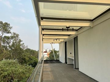 Coyoacán, departamentos a estrenar en venta, terraza y roof común