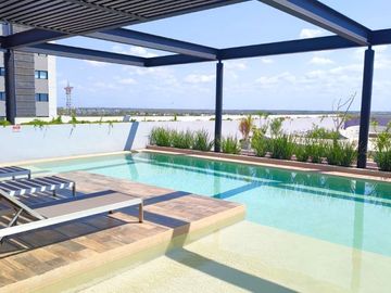 Departamento en venta de 3 rec. en Torre ONNE, Mérida Yuc.