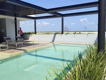 Departamento en venta de 3 rec. en Torre ONNE, Mérida Yuc.