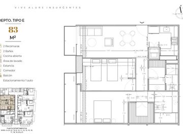 Departamento en Venta en la Colonia Nápoles , CDMX