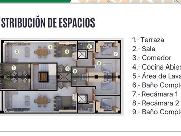 VENTA DE DEPARTAMENTOS EN TORRE CHULAVISTA EN CENTRO DE PUEBLA, DOS RECAMARAS
