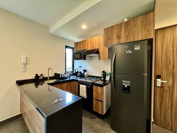 Increíble departamento amueblado en renta en Roma Sur.