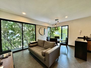 Increíble departamento amueblado en renta en Roma Sur.