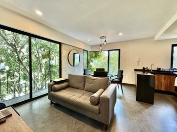 Increíble departamento amueblado en renta en Roma Sur.