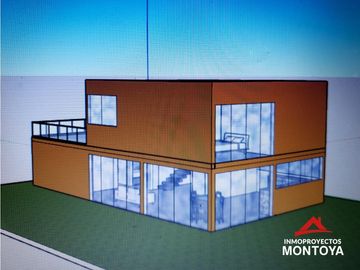Lote con casa en construcción a 10 min de Alcalá, Valle