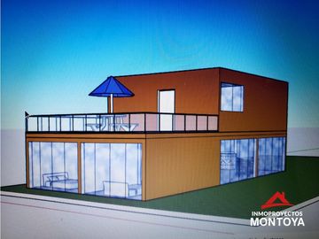 Lote con casa en construcción a 10 min de Alcalá, Valle