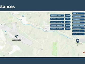 Terreno industrial en venta en Pesquería NL.