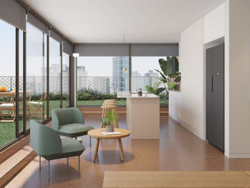 DEPARTAMENTO EN VENTA 1 DORM Y TERRAZA EN ESQUINA EXCELENTE BARRIO MIRAFLORES