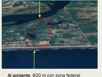 Terreno en Venta Playa Isla el Novillero Tecuala Nayarit
