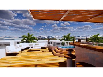 Departamento en  venta en Teques con alberca a 5 min del lago