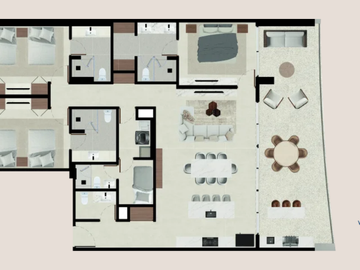 Departamento en Venta en Punta de Mita en Nayarit
