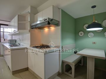 Amplio Departamento 4D4B, zona gastronómica Barrio el Golf