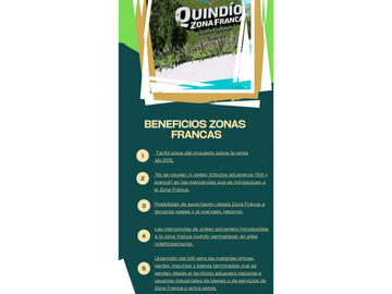 VENDO BODEGA EN ZONA FRANCA ARMENIA